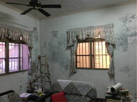 玖佰益時尚油漆外牆防水PU工程 - 外牆漏水造成室內牆面牆癌處理 玖佰益時尚油漆外牆防水PU工程 - 外牆漏水造成室內牆面牆癌處理