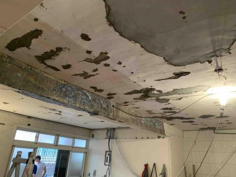 知硯室內裝修設計有限公司 - 三重住家施工前、中