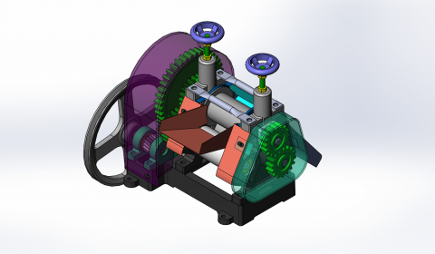 仕揚機構設計 - 甘蔗機
