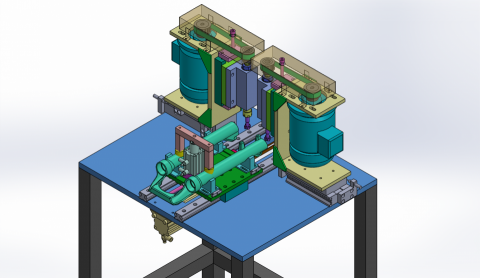 仕揚機構設計 - 毛邊加工機
