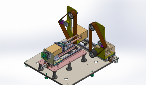 仕揚機構設計 - 第二代前叉拋光機