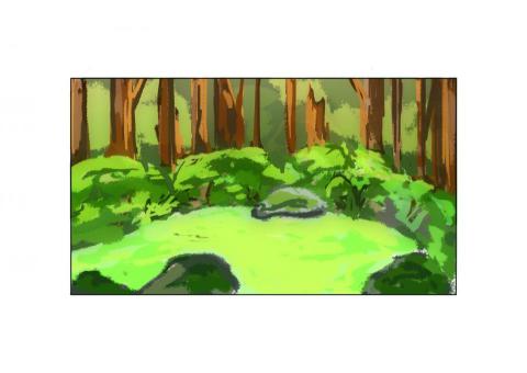 Xieyixiu - 插畫(場景上船後顏色失真，沒有這麼螢光)