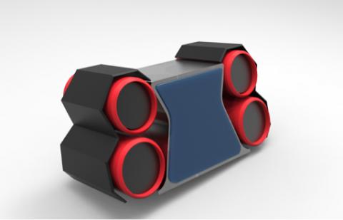 蔡承育 - 3D喇叭建模及彩線