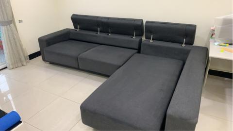 蟎-MAN 洗床墊洗沙發 - L型沙發洗後