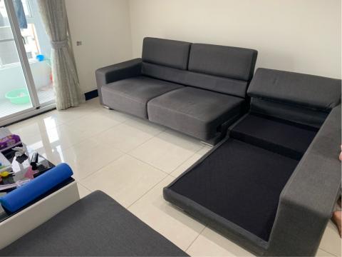 蟎-MAN 洗床墊洗沙發 - L型沙發清洗