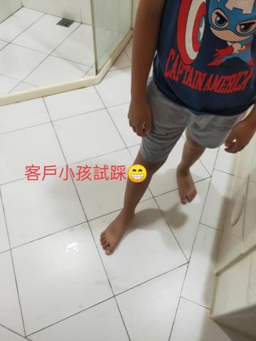 防滑職人工作室 - 客戶小孩驗收