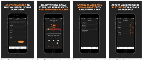 量子方舟股份有限公司 - Ballegro - 來自加拿大的客戶，是一個舞蹈教室所使用的音樂播放器，可以調節音樂節奏、離線播放、音樂搜尋、訂閱制服務。