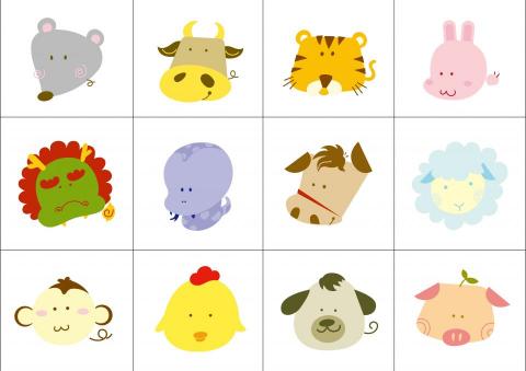 Cindy - 12生肖  插畫設計