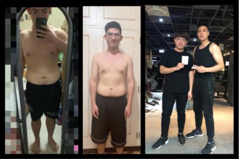 余秉駿 - 他叫傑明，是一位大學生，這是他一個月的效果！???