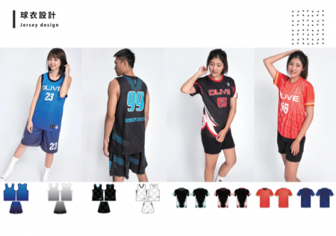 Ray design - 籃球 排球服設計