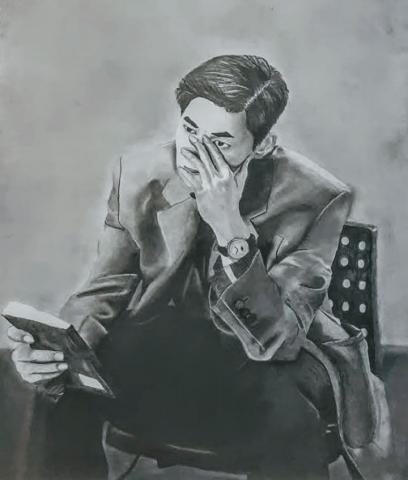 陳冠臻 - 這是仿畫-楊洋（到美國留學時的素描）