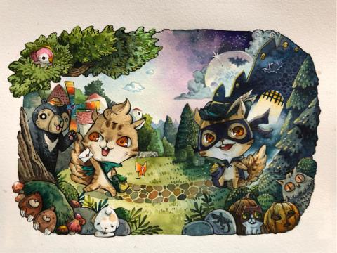 羊圈工作室 - 黃大羊 - 插畫 羊圈工作室 - 黃大羊 - 插畫