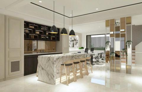 W.懷本室內裝修工程有限公司 - 接待會館設計/吧台區