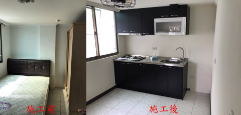 全齡無障礙規劃設計工作室 - 房間改成廚房 全齡無障礙規劃設計工作室 - 房間改成廚房