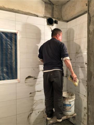 西乃山老屋翻新與修繕工程 - 廚房翻新貼磚 西乃山老屋翻新與修繕工程 - 廚房翻新貼磚