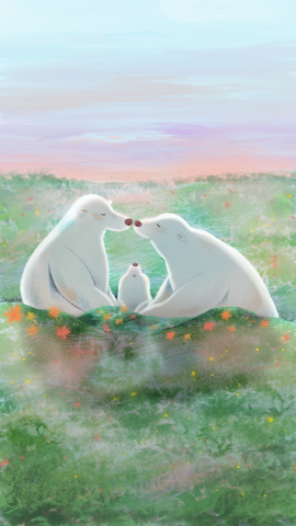 楊曜源 - 宣傳用的北極熊插畫