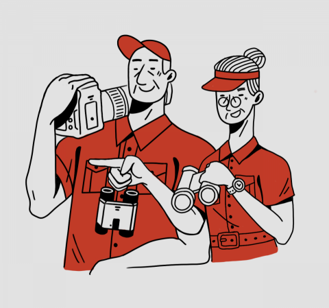 楊曜源 - 人物插圖