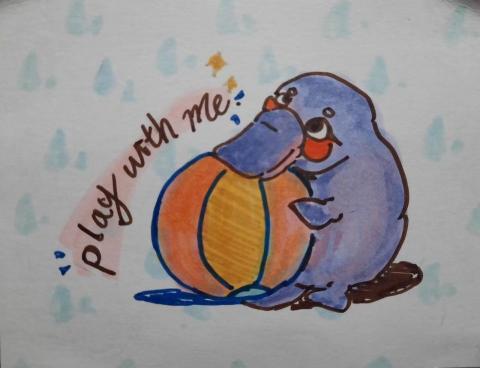 鴿子咕咕 - 插圖繪製