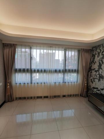 立特窗飾 - 遮光布加金紗