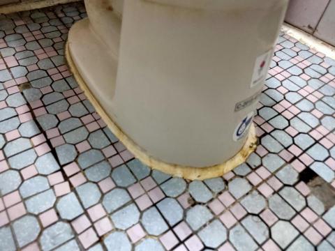 全豐矽利康工作室 - 施工前矽利康發霉嚴重