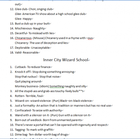 吳冠臻 - 高中資優班英語增廣課程講義(Key and Peele 導讀)