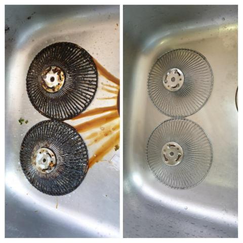 黃傳益 - 抽油煙機鐵網油垢清潔