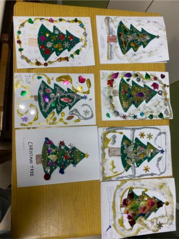 廖苡佟 - 帶領孩子做聖誕卡片