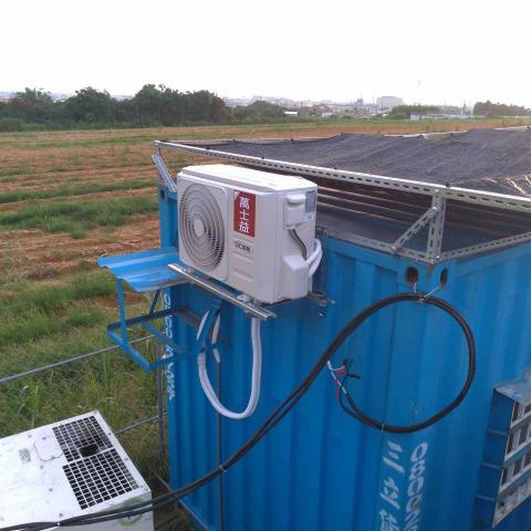 楊豐銘 - 貨櫃屋冷氣安裝