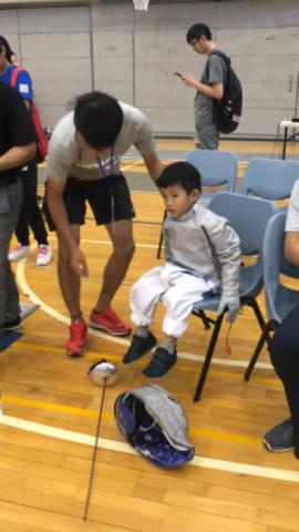 中華民國兒童少年擊劍聯盟 - 學生參加Lcy擊劍邀請賽