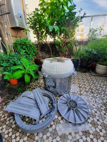 亮潔中台灣洗衣機專家 - 台中大里區客戶的小花園