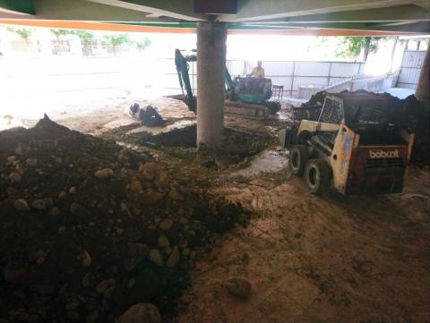 鑫勇工程行 - 學校擴柱