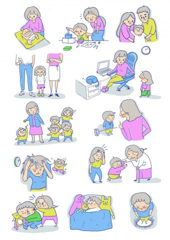 吐司人實業有限公司｜角色設計｜雜誌專欄配圖｜商品包裝設計 - 書籍全系列配圖主視覺＋字體設計