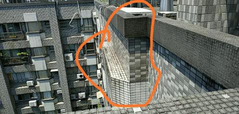 賴克明防水防漏 - 八角窗漏水/外牆施作透明不變黃防水材瓷磚面專用/新店北宜路