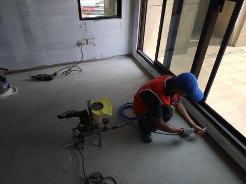 賴克明防水防漏 - 高壓灌注/PU發泡劑灌注(士林區文林北路某豪宅)