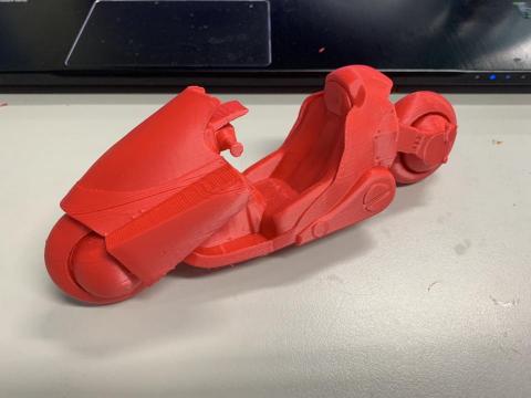 彩家科技3D列印 - PET，寶特瓶材質印製，表面處理前就很漂亮。