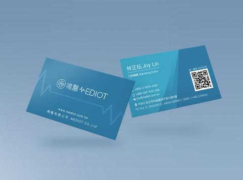 Joy Lin - 新創公司名片設計
設計內容：
- 雙面設計
- 霧Ｐ＋局部上光
- 尺寸92mmx56mm