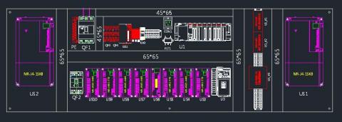 碩瑒之家 - 四站單線切割機_電控盤配置