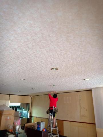 嶺頭裝潢（張家睿） - 餐廳更換壁紙