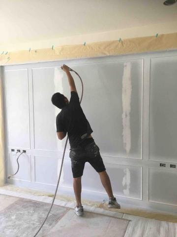 玖佰益時尚油漆外牆防水PU工程 - 客廳裝潢烤漆 玖佰益時尚油漆外牆防水PU工程 - 客廳裝潢烤漆