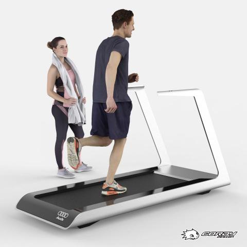 豪哥設計分享 - AUDI 跑步機設計