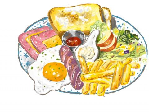 廖禛諭 - 電腦繪圖 -菜單插圖設計2