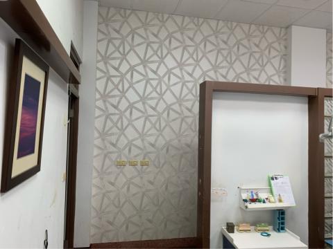林淇葆-室內裝潢規劃設計 -  牙醫診所 壁紙施工