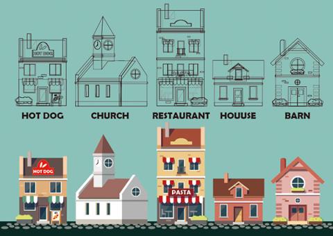 Seven刃 - 向量建築繪製