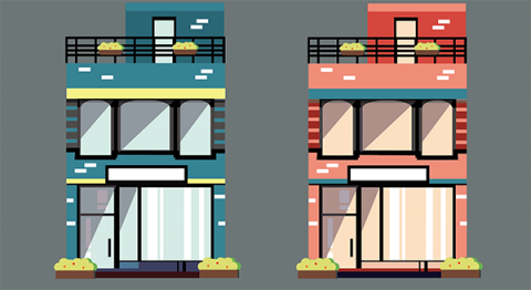 Seven刃 - 向量建築繪製