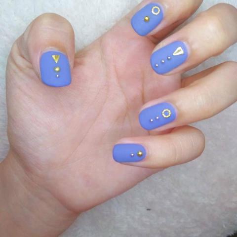 林維恩 - 自創美甲--復古藍