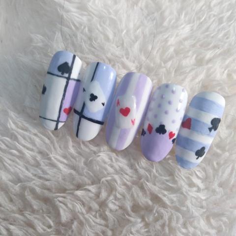 林維恩 - 自創美甲--愛麗絲夢遊仙境