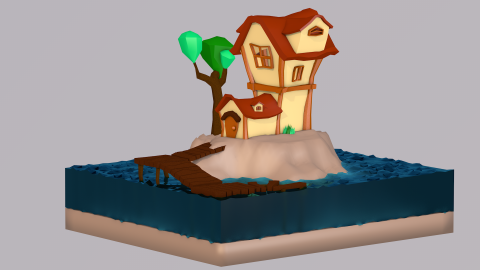 張瑄 Cheryl Chang  - 以3D軟體 Cinema 4D 建模及上材質顏色製作。
