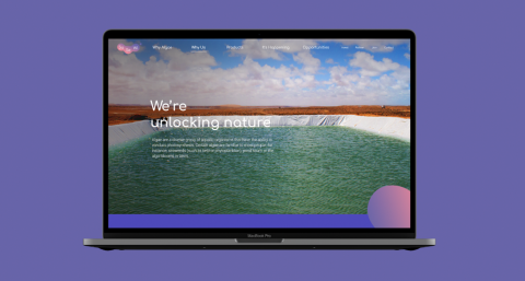 BerylWu - 公司名字 SuSeWi，分別代表 sun\sea\ wind 三個重要生產藻類的元素。識別的三顆球分別代表各自元素，最後結合在一起，替未來產生更多可能性。 我們先創造出 3D 的動態識別，最後再轉換為平面。線上許多與環保相關公司，都使用綠色主軸的識別。為了做出區別，同時認為除了環保以外，科技也扮演了重要的角色，因此顏色使用上更具科技、未來感。