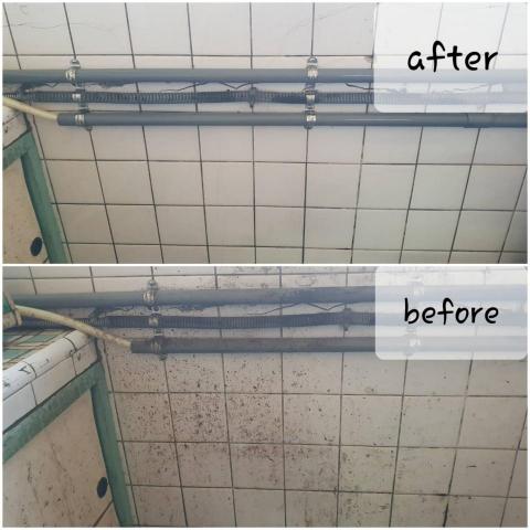 kevin - 廚房牆壁清潔