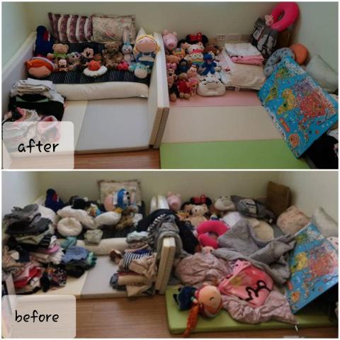 kevin - 整理收納衣物娃娃+清潔